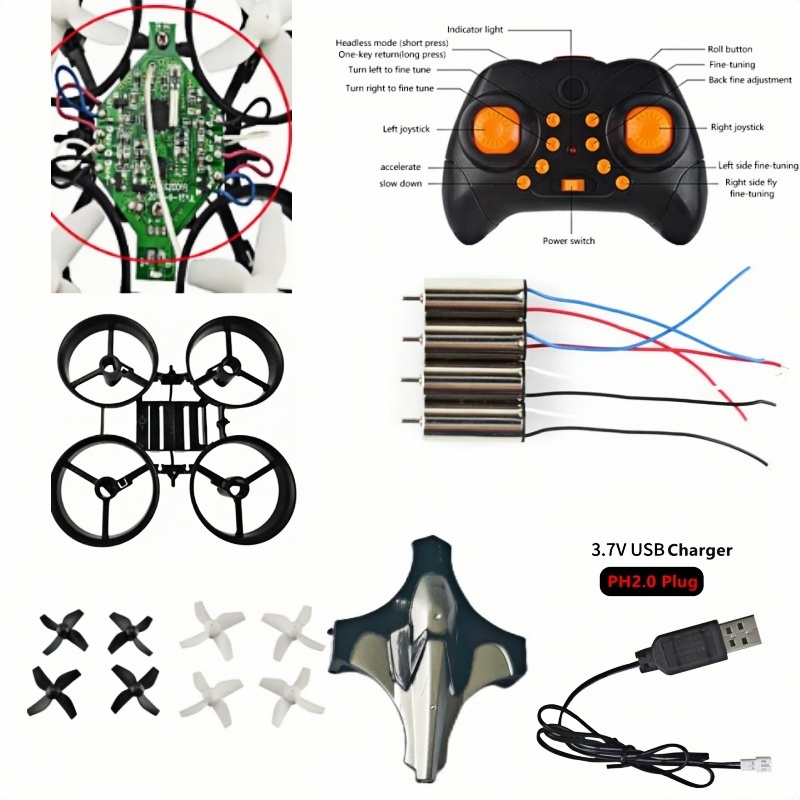 Kit Completo de Dron DIY 2.4G  - Drone Kit Beginner reseña y precio